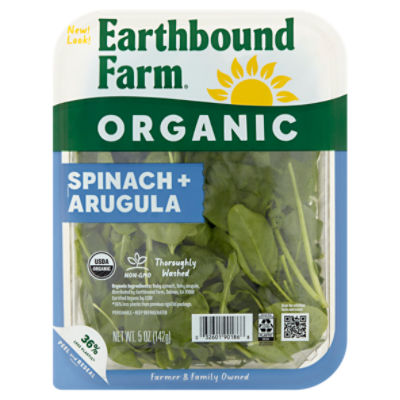 Earthbound Farm Organic Spinach + Arugula, 5 oz