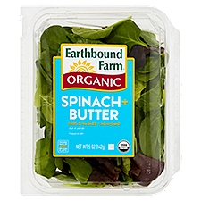 Earthbound Farm Organic, Spinach+Butter, 5 Ounce