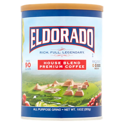 Eldorado All Purpose Grind House Blend Premium Coffee, 10 oz, 10 Ounce