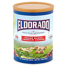 Eldorado All Purpose Grind House Blend Premium, Coffee, 10 Ounce