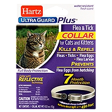 Hartz Flea & Tick Collar - With Reflective-X Shield, 0.6 Ounce