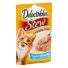 Delectables Stew Tuna & Whitefish Lickable Treat for Cats, 1.4 oz