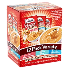 Delectables Lickable Treats for Cats 12 Pack Variety, 1.4 Ounce