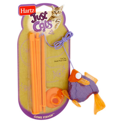 Hartz gone sale fishin cat toy