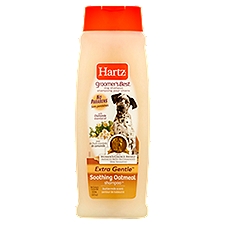Hartz Groomer's Best Extra Gentle Buttermilk Scent Soothing Oatmeal Dog Shampoo, 18 fl oz