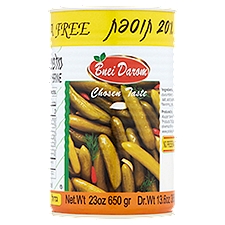 Bnei Darom Cucumbers in Brine, 23 oz
