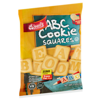 Bloom's Kosher Products ABC Cookie Squares, 1 oz