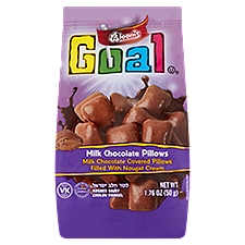 Bloom's Kosher Products Goal Milk Chocolate Covered Pillows Filled with Nougat Cream, 1.76 oz