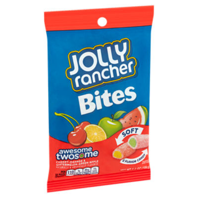 Jolly Rancher Bites Cherry Orange & Watermelon Green Apple Soft