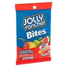Jolly Rancher Bites Cherry - Orange & Watermelon - Green Apple Soft Candy, 6.5 oz