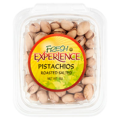 Fresh Experience Roasted Salted Pistachios, 6 oz