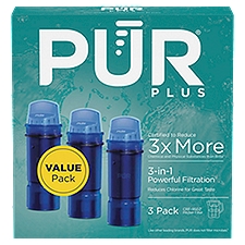 PUR Plus Pitcher Filter Value Pack, 3 count