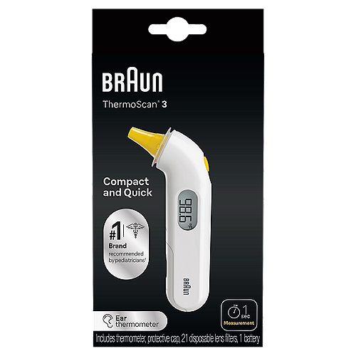 Braun ThermoScan 3 IRT 3030 High Speed Compact Ear