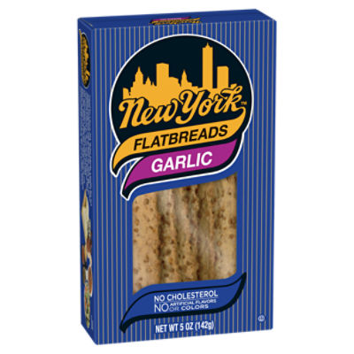 New York Garlic Flatbreads, 5 oz