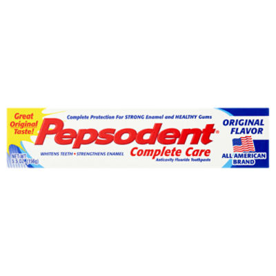 Pepsodent Complete Care Original Flavor, Toothpaste