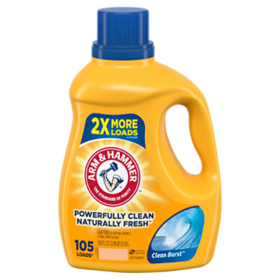 Arm & Hammer Clean Burst Detergent, 105 loads, 105 fl oz, 105 Fluid ounce