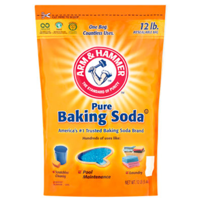 Arm & Hammer Pure Baking Soda, 12 lb