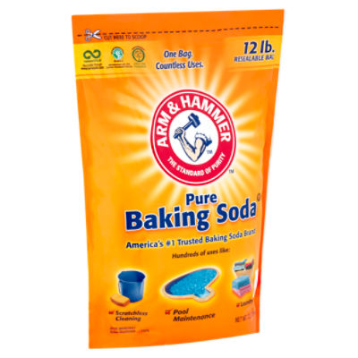 Arm & Hammer Pure Baking Soda, 12 lb