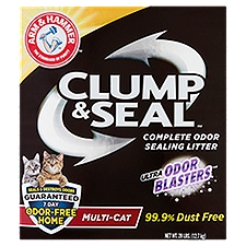 Arm & Hammer Clump Seal Multi-Cat Cat Litter, 28 pound