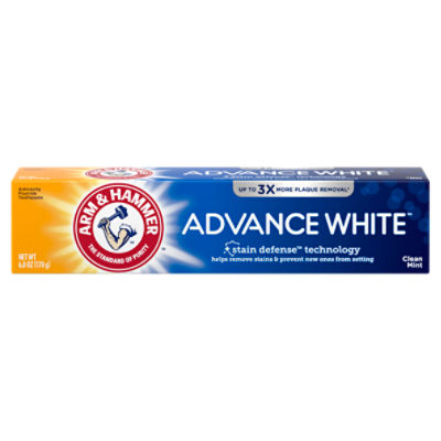 Arm & Hammer Advance White Clean Mint Anticavity Fluoride Toothpaste, 6.0 oz