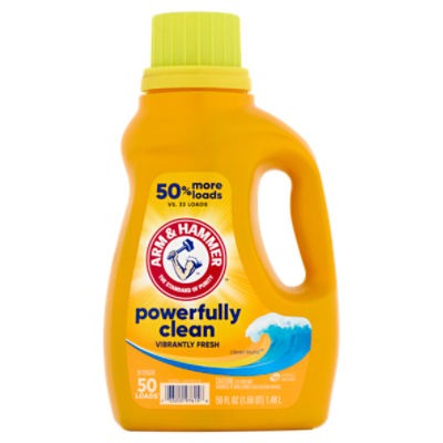 Arm & Hammer Clean Burst Powerfully Clean  Laundry Detergent, 50 loads, 50 fl oz