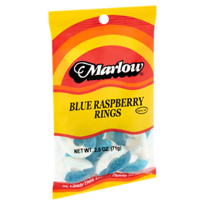 Marlow Blue Raspberry Rings, 2.5 oz