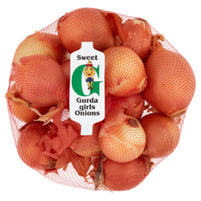 Gurda Girls Sweet Yellow Onions, 3 lb bag