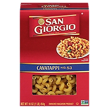 San Giorgio Cavatappi No. 53 Pasta, 16 oz, 16 Ounce