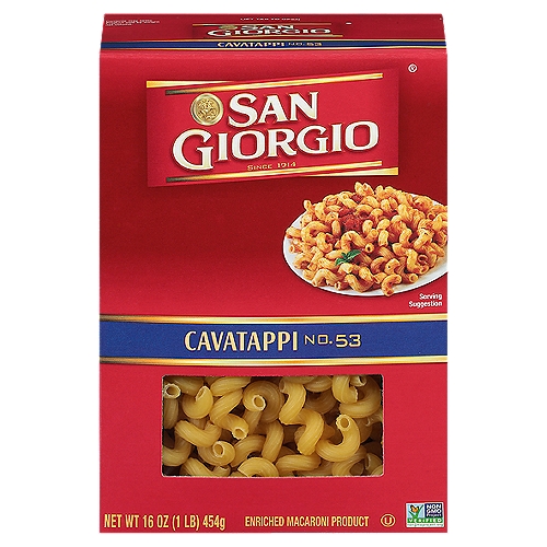 San Giorgio Cavatappi No. 53 Pasta, 16 oz