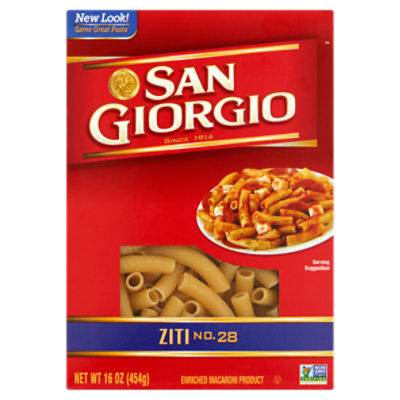 San Giorgio Ziti No. 28 Pasta, 16 oz
