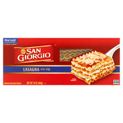 San Giorgio Lasagna No. 79 Pasta, 16 oz
