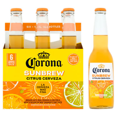 Corona Sunbrew Citrus Cerveza Beer, 12 fl oz, 6 count