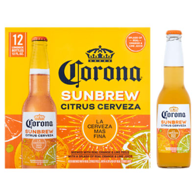Corona Sunbrew Citrus Cerveza Beer, 12 fl oz, 12 count