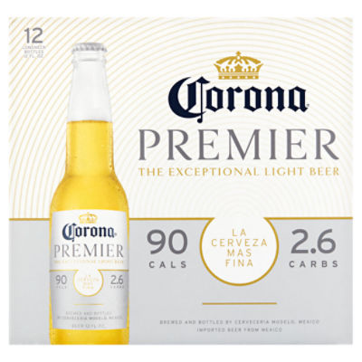 Corona Premier Beer, 12 fl oz, 12 count