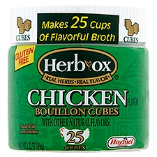 Hormel Foods Herb-Ox Chicken Flavor Bouillon Cubes, 25 count, 3.33 oz