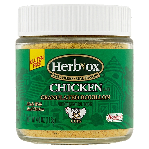 Hormel Foods Herb-Ox Chicken Flavor Granulated Bouillon, 4.0 oz