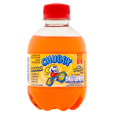 Chubby Go Bananas Soda, 8.45 fl oz