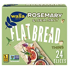 Wasa Rosemary & Sea Salt Swedish Style Flatbread Thins, 6.7 oz