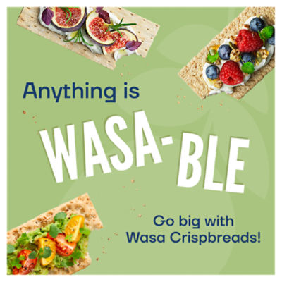 Wasa Multi Grain Crispbread, 9.7 oz. Multigrain Crackers, Non-GMO Ingredients, Fat Free, 9.7 oz