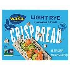 Wasa Swedish Style Light Rye Crispbread, 9.5 oz