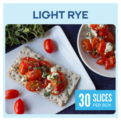 Wasa Light Rye Crispbread, 9.5 oz. Rye Crackers, Non-GMO Ingredients, Fat Free, 9.5 oz
