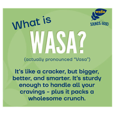 Wasa Light Rye Crispbread, 9.5 oz. Rye Crackers, Non-GMO Ingredients, Fat Free, 9.5 oz