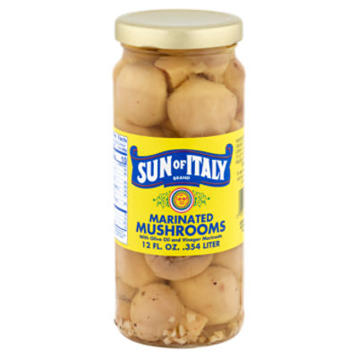 Sun of Italy Marinated Mushrooms, 12 fl oz