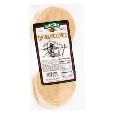 Sun of Italy Mini Pizza Crusts, 10 count, 22.5 oz