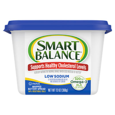 Smart Balance Low Sodium Whipped Buttery Spread, 13 oz