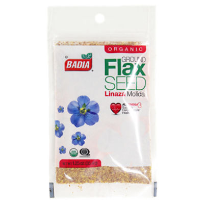Badia Organic Ground Flax Seed, 1.25 oz