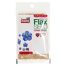 Badia Organic Ground, Flax Seed, 0.25 Ounce