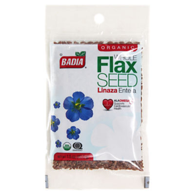 Badia Organic Whole, Flax Seed