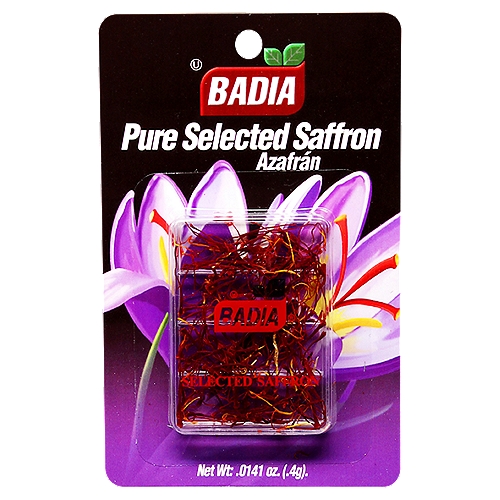 Badia Pure Selected Saffron, .0141 oz