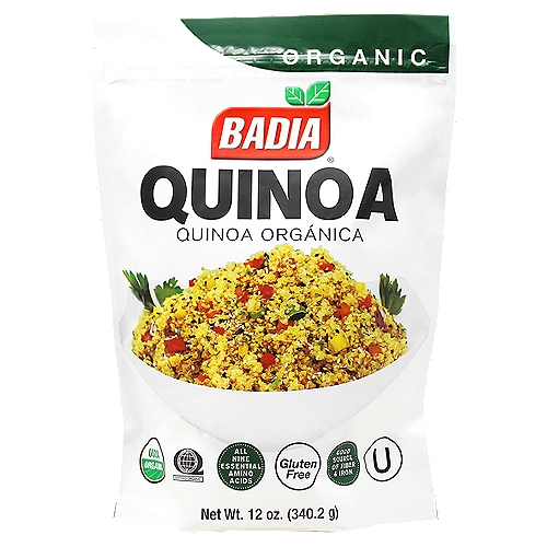 Badia Organic Quinoa, 12 oz